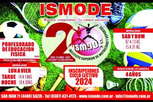 Cursos y Academias Sin datos  ISMODE